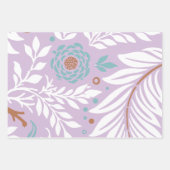 Feuille De Papier Cadeau Design floral 26 (Devant 2)