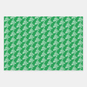 Feuille De Papier Cadeau Design Motif stylisé d'arbre de Noël (Devant 3)