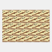 Feuille De Papier Cadeau Design musical Flute Woodwind (Devant 2)