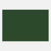 Feuille De Papier Cadeau Design Shamrock vert (Devant 3)