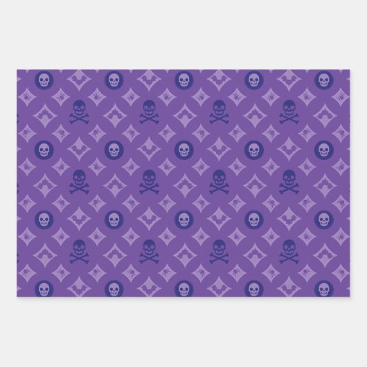 Feuille De Papier Cadeau Designer Halloween ! Inspiré par Louis. (Devant)