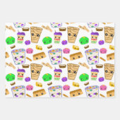 Feuille De Papier Cadeau Desserts philippins (Devant 2)