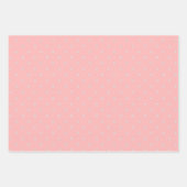 Feuille De Papier Cadeau Dessin à la main fantaisiste Noël Rose Noir (Devant 2)