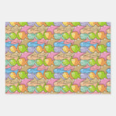 Feuille De Papier Cadeau Dessin animé de Fishes (Devant)