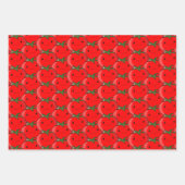 Feuille De Papier Cadeau Dessin de beaucoup de Motif de tomate mignonne (Devant)