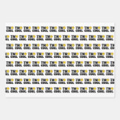 Feuille De Papier Cadeau Deux Cool Boy 2e fête d'anniversaire (Devant)