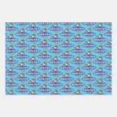 Feuille De Papier Cadeau Dexter "Boy Genius" (Devant)