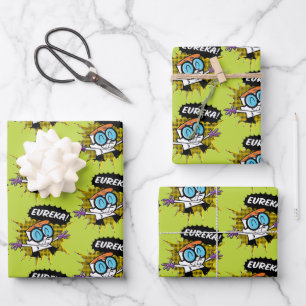 Feuille De Papier Cadeau Dexter "Eureka!" Halftone Callout Graphic