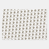 Feuille De Papier Cadeau Diable de Jersey (Devant 2)