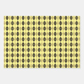 Feuille De Papier Cadeau Diamant et Gold Grid Trio IV (Devant 2)