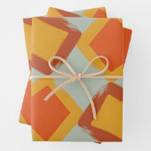 Feuille De Papier Cadeau Diamant Rétro (En situation)