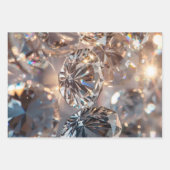 Feuille De Papier Cadeau Diamants (Devant 3)