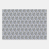 Feuille De Papier Cadeau Diamants élégants (Devant 2)