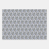 Feuille De Papier Cadeau Diamants élégants personnalisés (Devant 2)