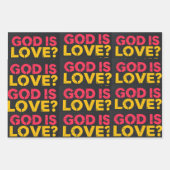 Feuille De Papier Cadeau Dieu est amour : Un doux rappel (Devant 2)