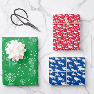 Feuille De Papier Cadeau différents Tölter 3 couleurs