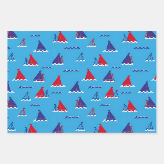 Feuille De Papier Cadeau Dimanche Voile Sombre (Devant 3)