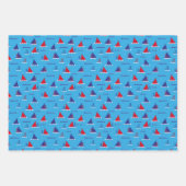 Feuille De Papier Cadeau Dimanche Voile Sombre (Devant 2)