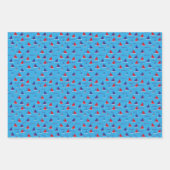 Feuille De Papier Cadeau Dimanche Voile Sombre (Devant)
