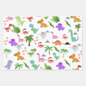 Feuille De Papier Cadeau "Dino-mite Party : Jurassic Joy Unleashed! (Devant 2)