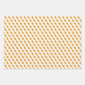 Feuille De Papier Cadeau Dinosaure De Carton Et Palmier (Devant 2)