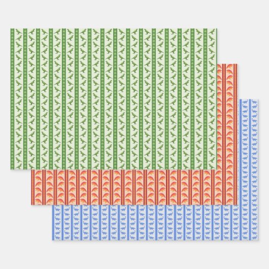 Feuille De Papier Cadeau Dinosaurs (Lot)