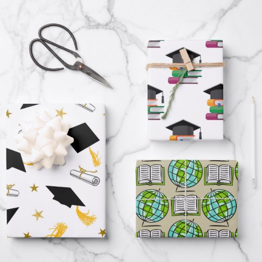 Feuille De Papier Cadeau Diplômation (Recto)