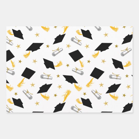 Feuille De Papier Cadeau Diplôme (Devant)