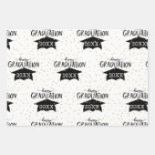 Feuille De Papier Cadeau Diplôme avec photo et année (Devant 3)