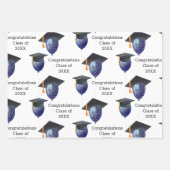 Feuille De Papier Cadeau Diplôme avec photo et année (Devant)