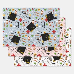 Feuille De Papier Cadeau Diplôme de fin d'études de médecine