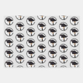 Feuille De Papier Cadeau Diplôme et Diplôme (Devant 3)