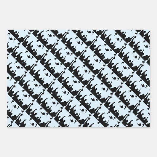 Feuille De Papier Cadeau Diplômés (Devant)