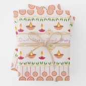 FEUILLE DE PAPIER CADEAU DIWALI (En situation)