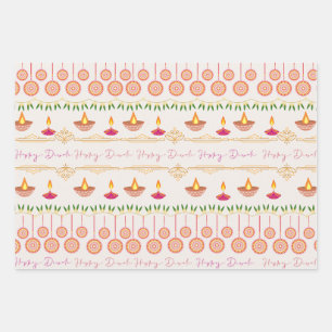 FEUILLE DE PAPIER CADEAU DIWALI