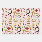 Feuille De Papier Cadeau Docteur Gift (Devant 3)