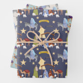 Feuille De Papier Cadeau Documents de Noël (En situation)