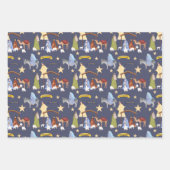 Feuille De Papier Cadeau Documents de Noël (Devant)