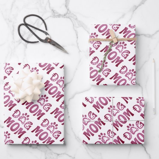 Feuille De Papier Cadeau Dog (Recto)