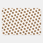 Feuille De Papier Cadeau Dogue de Bordeaux Peinture Artisanale Originale Ch (Devant 2)