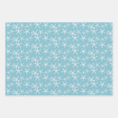 Feuille De Papier Cadeau Dollar Baby Blue étoiles de mer (Devant)