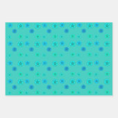 Feuille De Papier Cadeau Dollar de sable bleu (Devant 3)