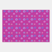 Feuille De Papier Cadeau Dollar de sable rose violet (Devant 3)