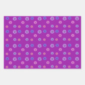 Feuille De Papier Cadeau Dollar de sable rose violet (Devant 2)