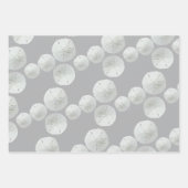 Feuille De Papier Cadeau Dollars De Sable D'Épée Gris Noir Neutre (Devant 3)