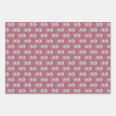Feuille De Papier Cadeau Dollars De Sable Mauve Pink Motif (Devant)