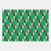 Feuille De Papier Cadeau Dominos Design (Devant 2)