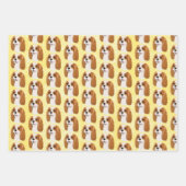 Feuille De Papier Cadeau Don Blenheim Cavalier King Charles Spaniel (Devant 3)