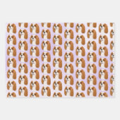 Feuille De Papier Cadeau Don Blenheim Cavalier King Charles Spaniel (Devant 2)