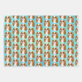 Feuille De Papier Cadeau Don Blenheim Cavalier King Charles Spaniel (Devant)